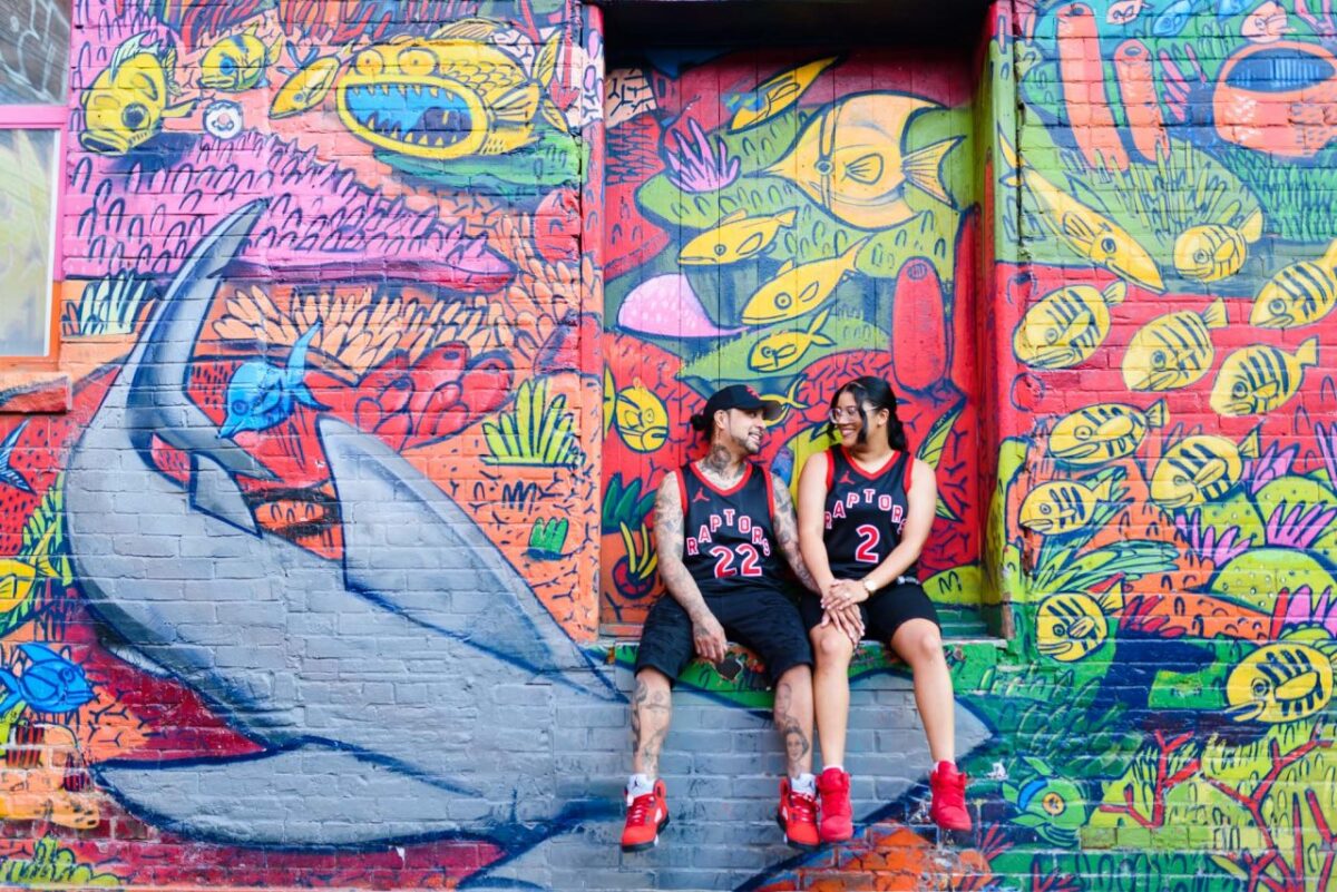 Graffiti Valley engagement Photoshoot