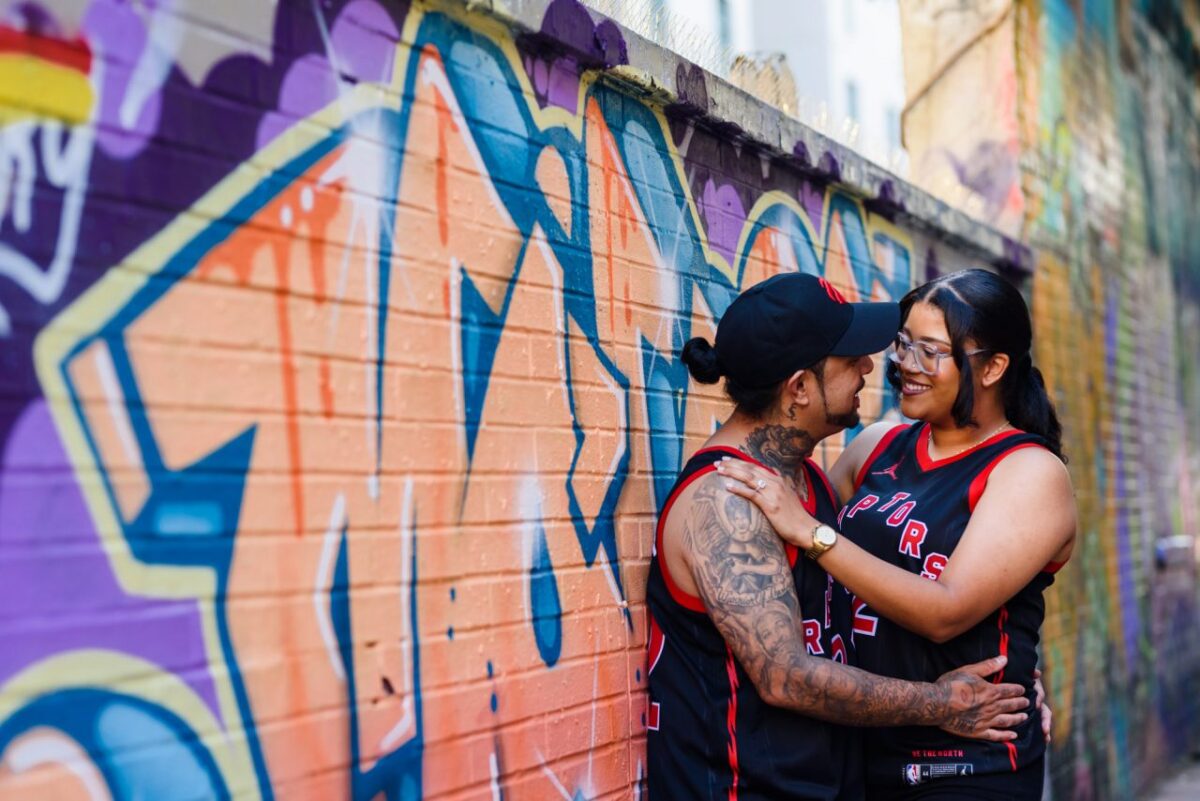 Graffiti Valley engagement Photoshoot