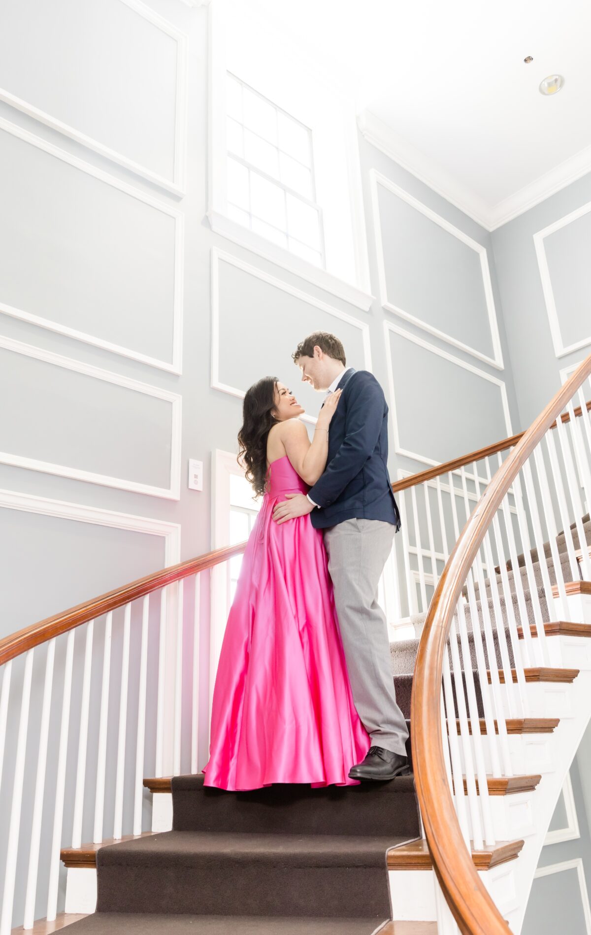 Harding Waterfront Estate Engagement Photos