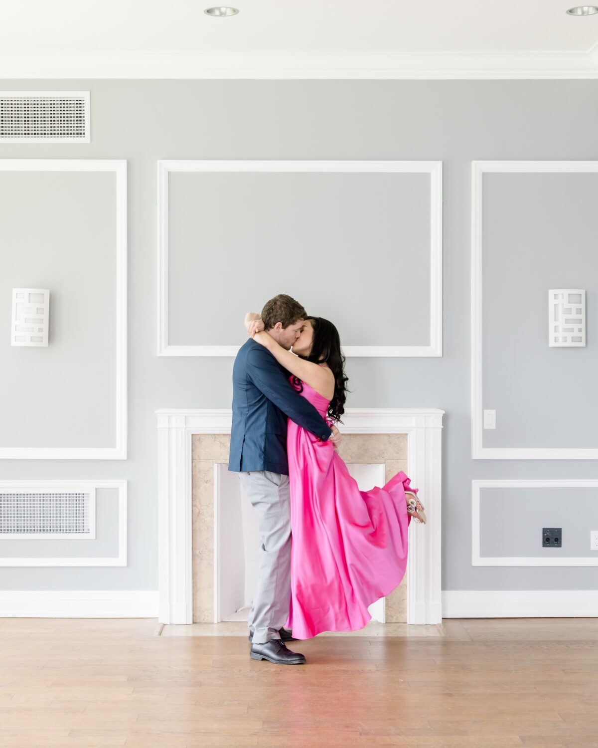Harding Waterfront Estate Engagement Photos