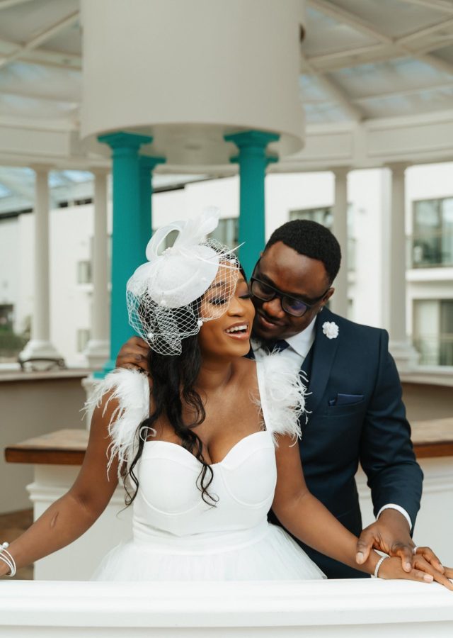 Romantic wedding couple portrait luxury photography Ontario